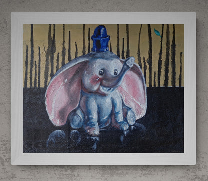 Elephant - sertifisert kunsttrykk norsk samtidskunst til hjemmet av Trond Berg-Nilssen
